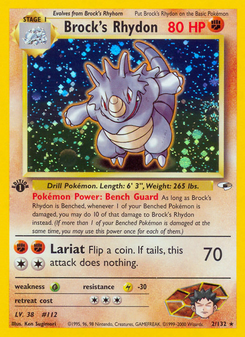 Brock's Rhydon (Gym Heroes 2)