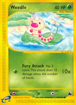 Weedle (Skyridge 114)