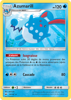 Azumarill (Soleil et Lune Ombres Ardentes 35)