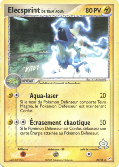 Elecsprint de Team Aqua (EX Team Magma VS Team Aqua 29)