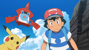 SL105 - Pikachu et Motisma-Dex de Sacha.png