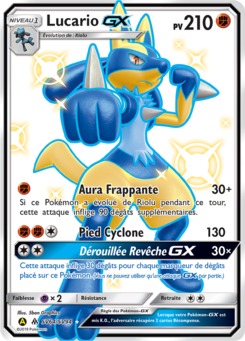 Lucario-GX (Destinées Occultes SV64)