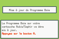 L'écran vert apparaît après avoir appuyé sur « B » et « Select ».