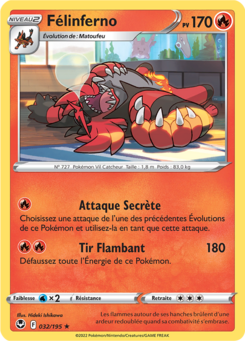 Félinferno (Épée et Bouclier Tempête Argentée 032)