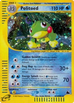 Politoed (Skyridge H23)