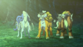 Raikou, Entei et Suicune chromatiques (sauvages)