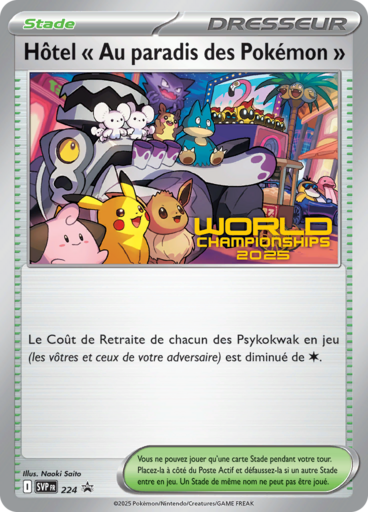 Hôtel « Au paradis des Pokémon » (Promo SV 224)