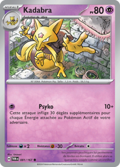 Kadabra (Écarlate et Violet Mascarade Crépusculaire 081)