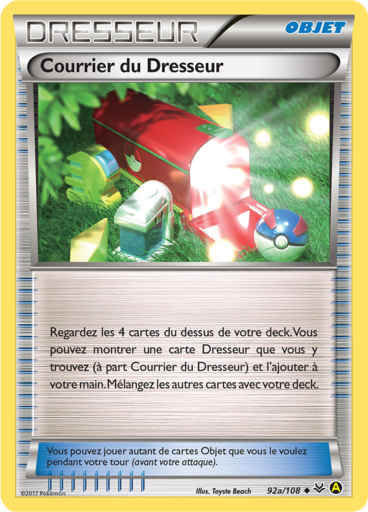 Courrier du Dresseur (XY Ciel Rugissant 92a)