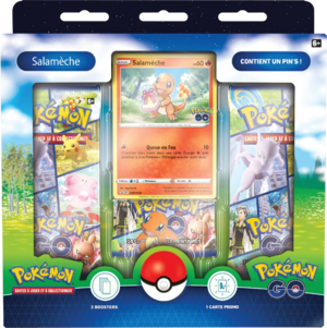 Collection avec pin's Pokémon GO Salamèche.png
