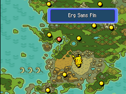 L'Erg Sans Fin sur la carte.