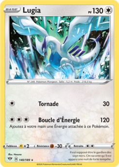Lugia (Épée et Bouclier Ténèbres Embrasées 140)