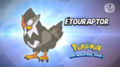 Quel est ce Pokémon ? C'est Étouraptor !