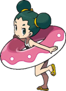 Fille à la Bouée dans Pokémon Rubis Oméga et Saphir Alpha