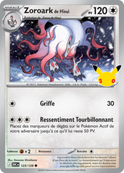Zoroark de Hisui (30e Anniversaire 123)
