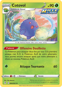 Cotovol (Épée et Bouclier Évolution Céleste 004)