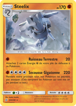 Steelix (Soleil et Lune Harmonie des Esprits 104) — Poképédia