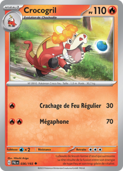 Crocogril (Écarlate et Violet Évolutions à Paldea 036)
