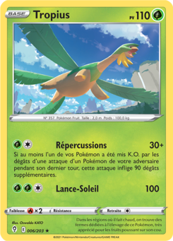 Tropius (Épée et Bouclier Évolution Céleste 006)