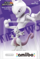 Packaging de l'amiibo de Mewtwo.