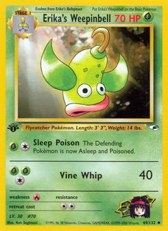 Erika's Weepinbell (Gym Heroes 49)
