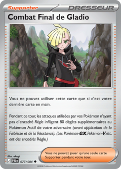 Combat Final de Gladio (Méga-Évolution Nuit Noire 077)