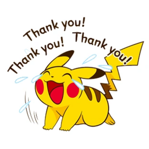 Sticker Pikachu Thank you - GO.png