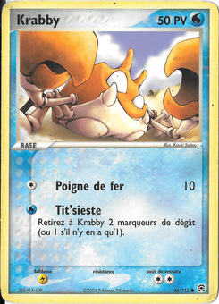 Krabby (EX Rouge Feu & Vert Feuille 66)