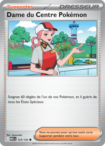Dame du Centre Pokémon (Méga-Évolution 123)