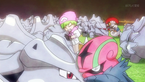 XY109 - Limaspeed et Lançargot d'une Artiste Pokémon.png