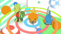 Arcko, Poussifeu et Gobou, Pokémon de départ de Hoenn.