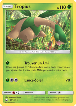 Tropius (Soleil et Lune Tempête Céleste 21)