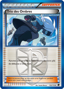 Trio des Ombres (Noir & Blanc Glaciation Plasma 102)