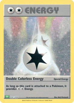 Double Colorless Energy (Pokémon Trading Card Game Classic Venusaur & Lugia ex Deck 032)