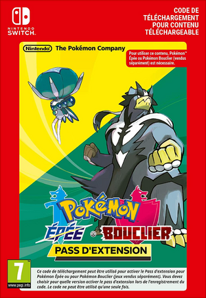 Jaquette du Pass d'extension pour Pokémon Épée et Bouclier (code recto).png