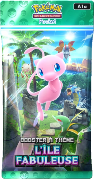 Fichier:Booster L'Île Fabuleuse Mew.png