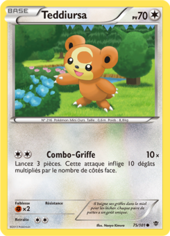 Teddiursa (Noir & Blanc Explosion Plasma 75)