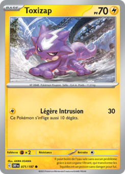 Toxizap (Écarlate et Violet Flammes Obsidiennes 071)