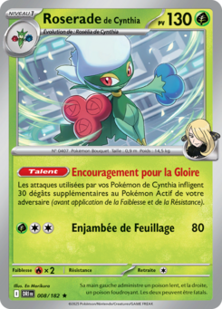 Roserade de Cynthia (Écarlate et Violet Rivalités Destinées 008)