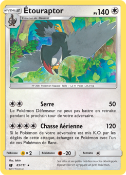 Étouraptor (Soleil et Lune Invasion Carmin 83)