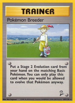 Pokémon Breeder (Base Set 2 105)