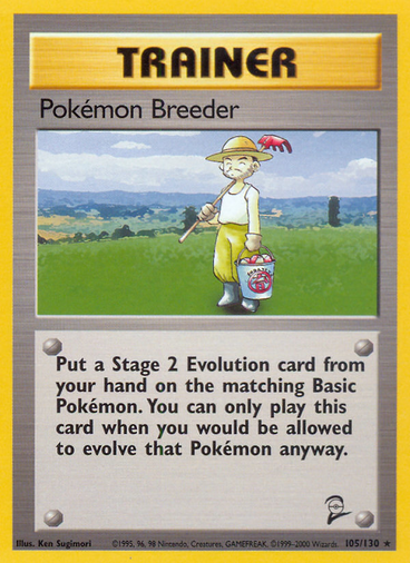 Pokémon Breeder (Base Set 2 105)