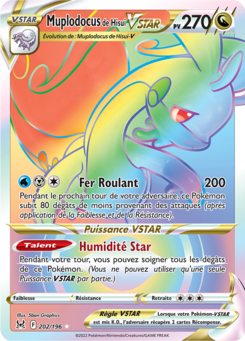 Muplodocus de Hisui-VSTAR (Épée et Bouclier Origine Perdue 202)