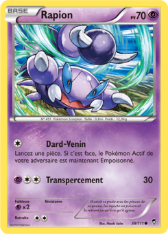 Rapion (XY Poings Furieux 38)