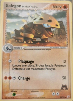 Galegon de Team Magma (EX Team Magma VS Team Aqua 20)