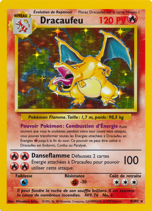 Dracaufeu (Set de Base 4) — Poképédia Dracaufeu (Set de Base 4) — Poképédia