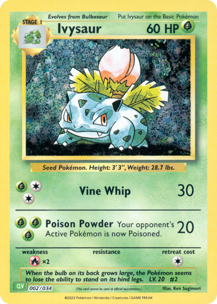 Fichier:Carte Pokémon Trading Card Game Classic Venusaur & Lugia ex Deck 002.png