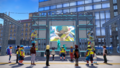 La scène du Nari-Quiz dans Légendes Pokémon : Z-A.