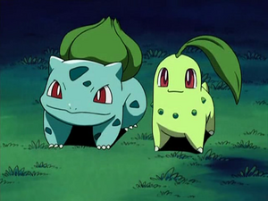 Retour de Mewtwo - Bulbizarre et Germignon de Sacha.png
