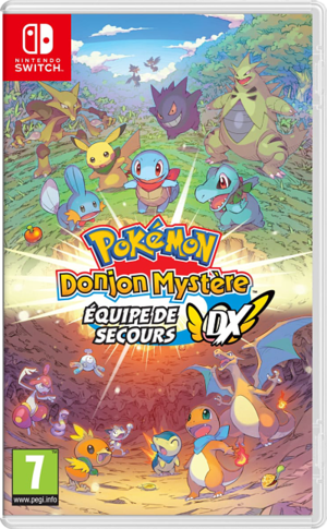 Jaquette Française Pokémon Donjon Mystère - Équipe de Secours DX.png